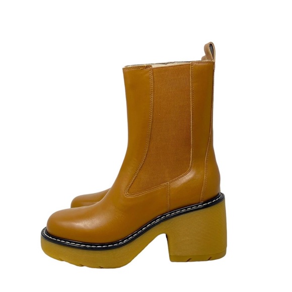 NEW Marc Fisher LTD Fredy Lug Sole Platform Bootie Size 8.5 - Picture 6 of 10